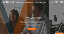 Desktop Screenshot of legalvision.com.au